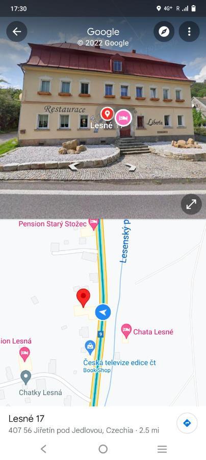Jiřetín pod Jedlovou Pension Liberta מראה חיצוני תמונה